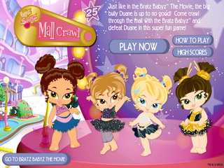 Bratz Mallcrawl. Грати онлайн безкоштовно.